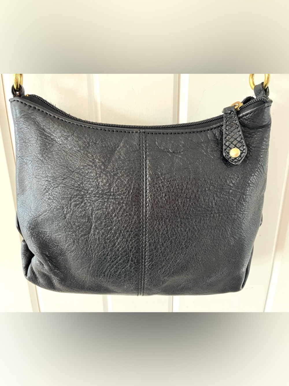 Coach Ashley Black Leather Swingback  Crossbody Bag - Picture 2 of 13